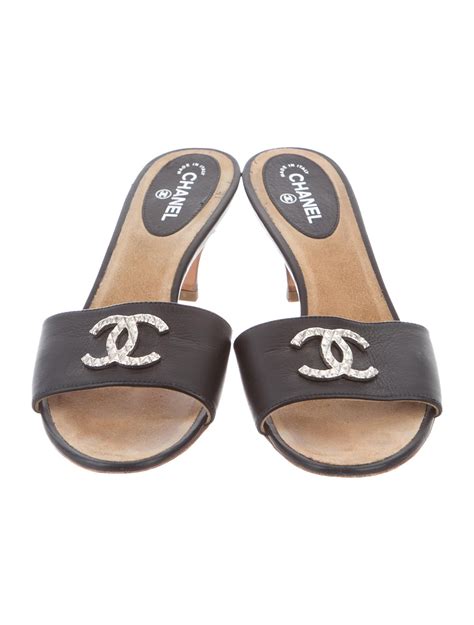 chanel stripe cc pool slides|Chanel slides price.